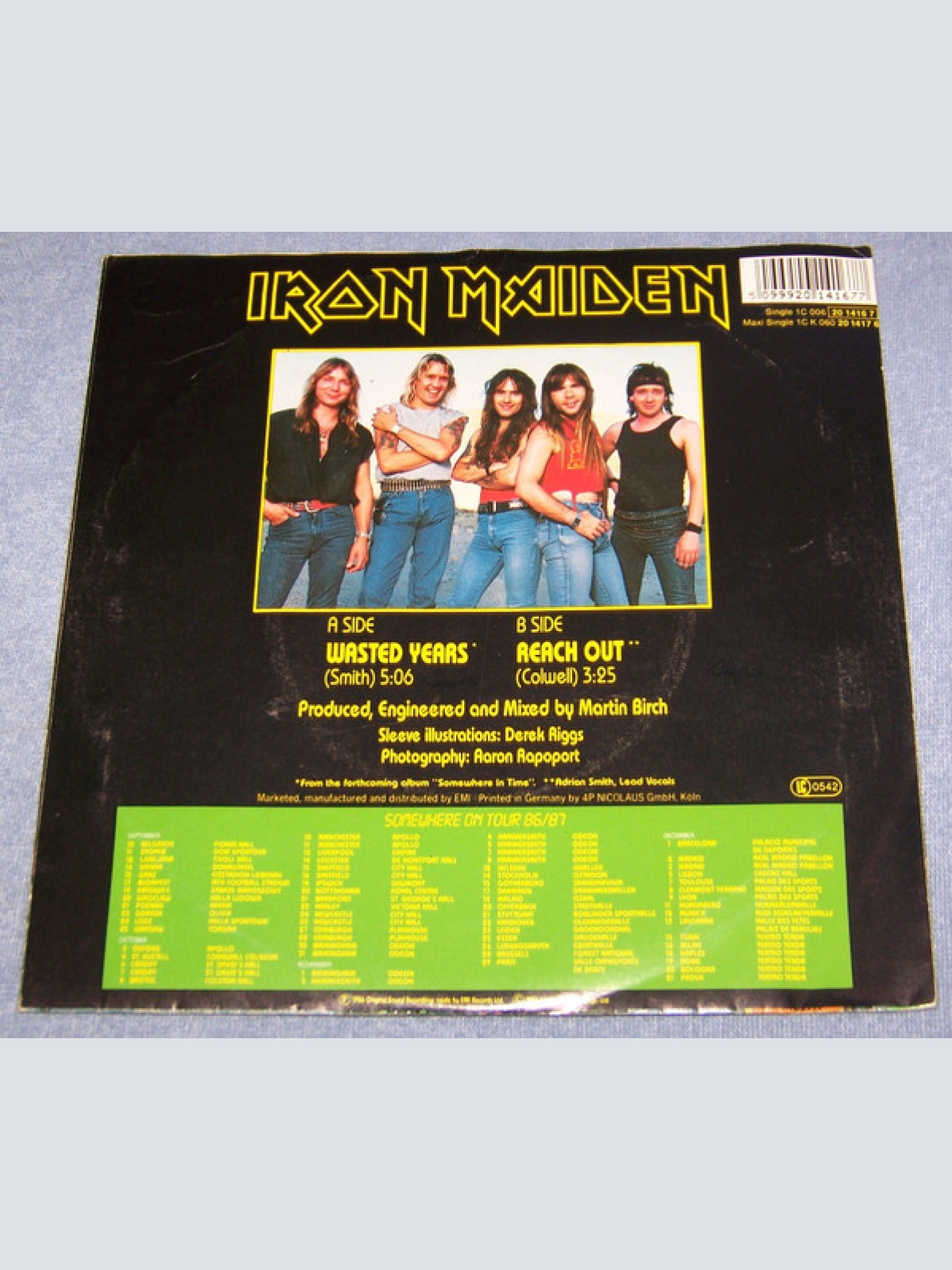 Vinyl / Iron Maiden - Wasted Years