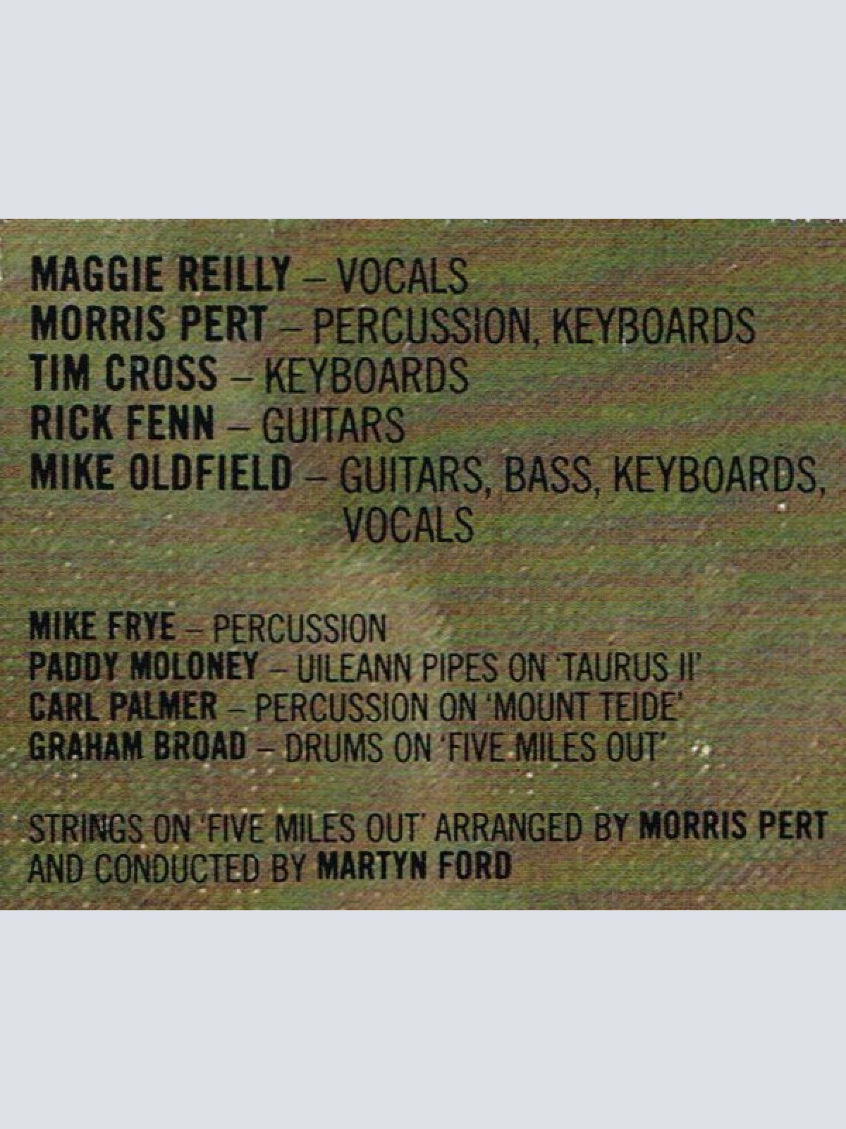 Vinyl / Mike Oldfield - Five Miles Out