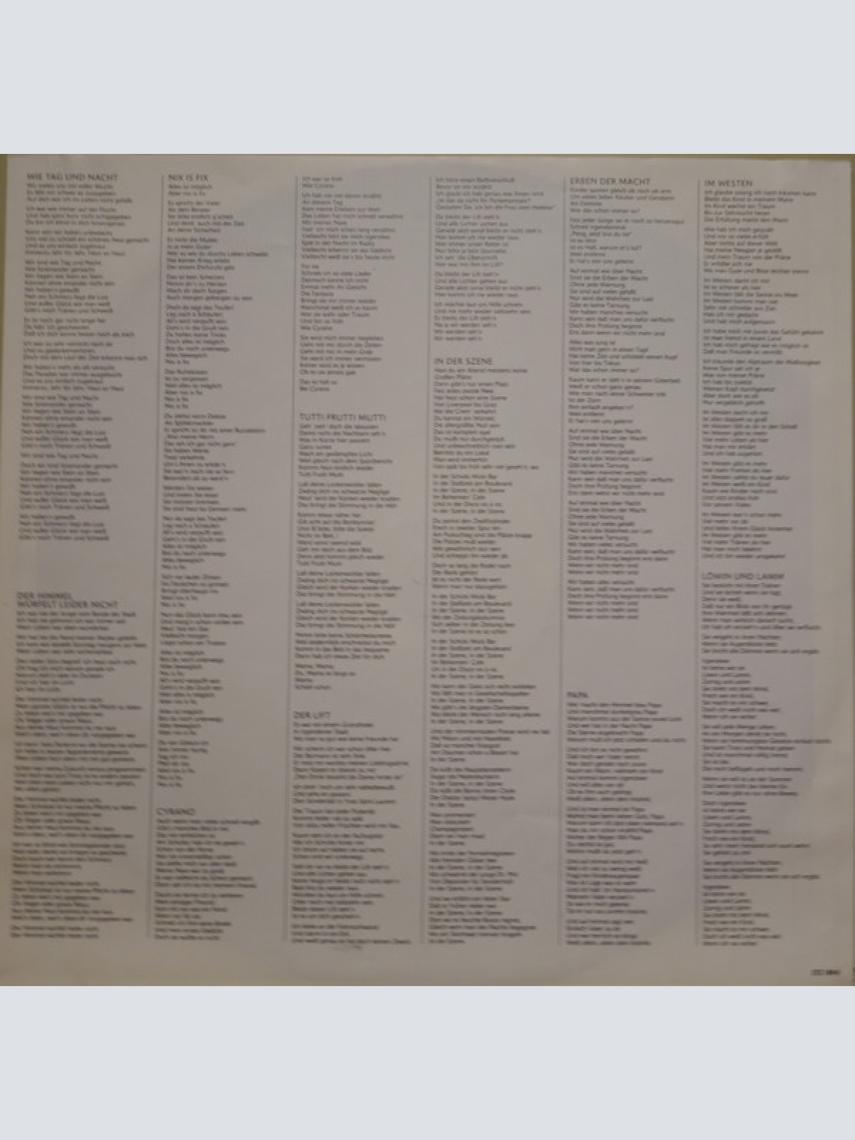 Vinyl / Rainhard Fendrich - Nix Is Fix