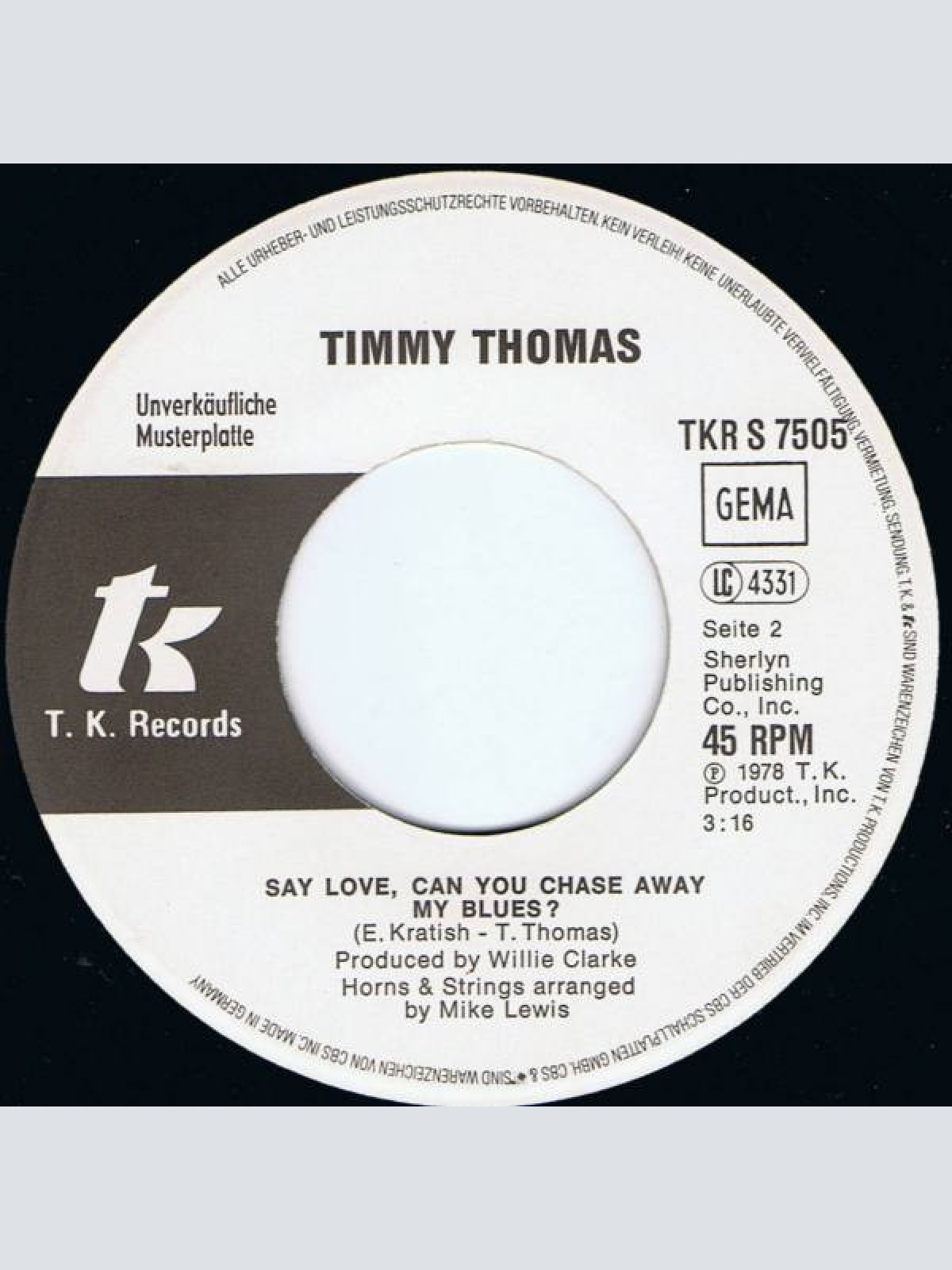 Vinyl / Timmy Thomas - Freak In, Freak Out