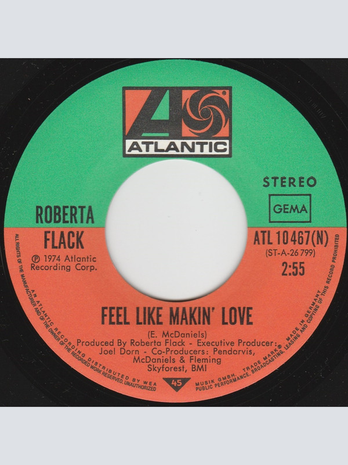 Vinyl / Roberta Flack - Feel Like Makin' Love