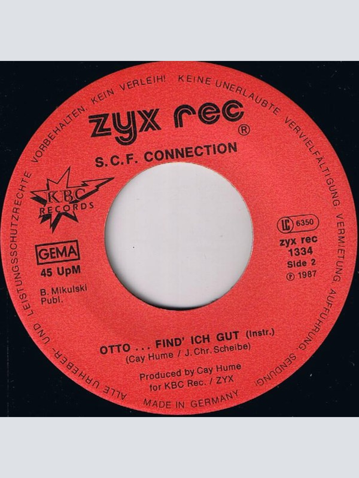 Vinyl / S.C.F. Connection - Otto ... Find' Ich Gut
