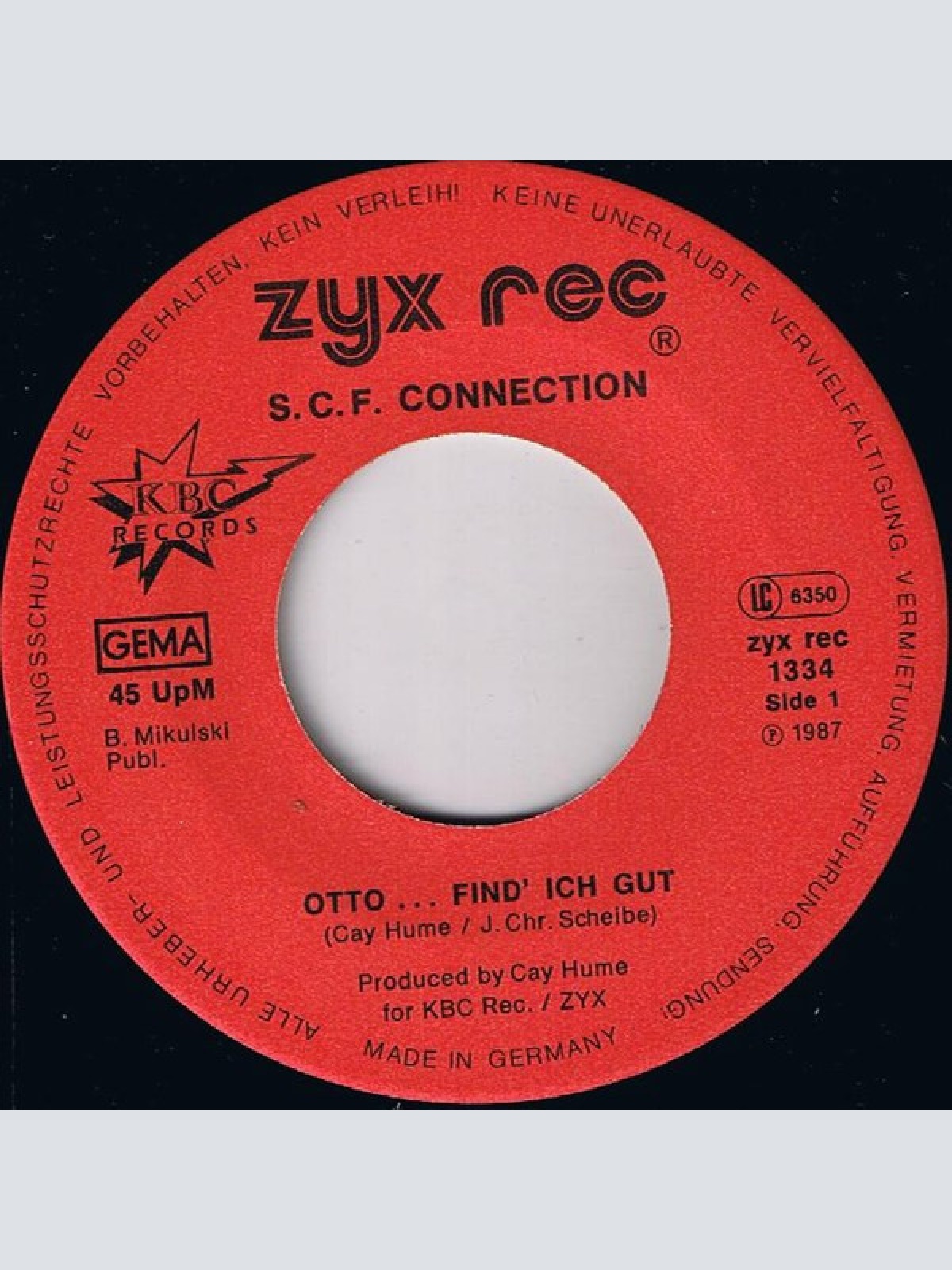 Vinyl / S.C.F. Connection - Otto ... Find' Ich Gut
