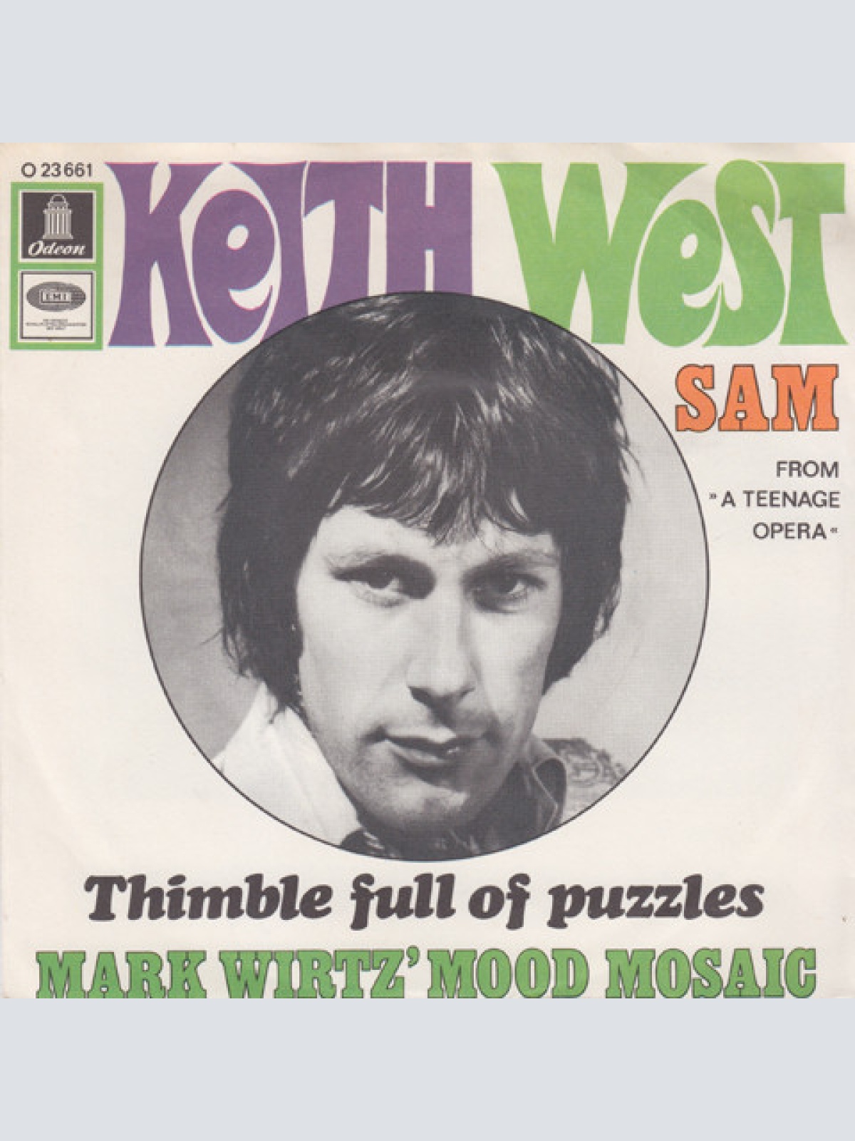 Vinyl / Keith West - Sam (From "A Teenage Opera")