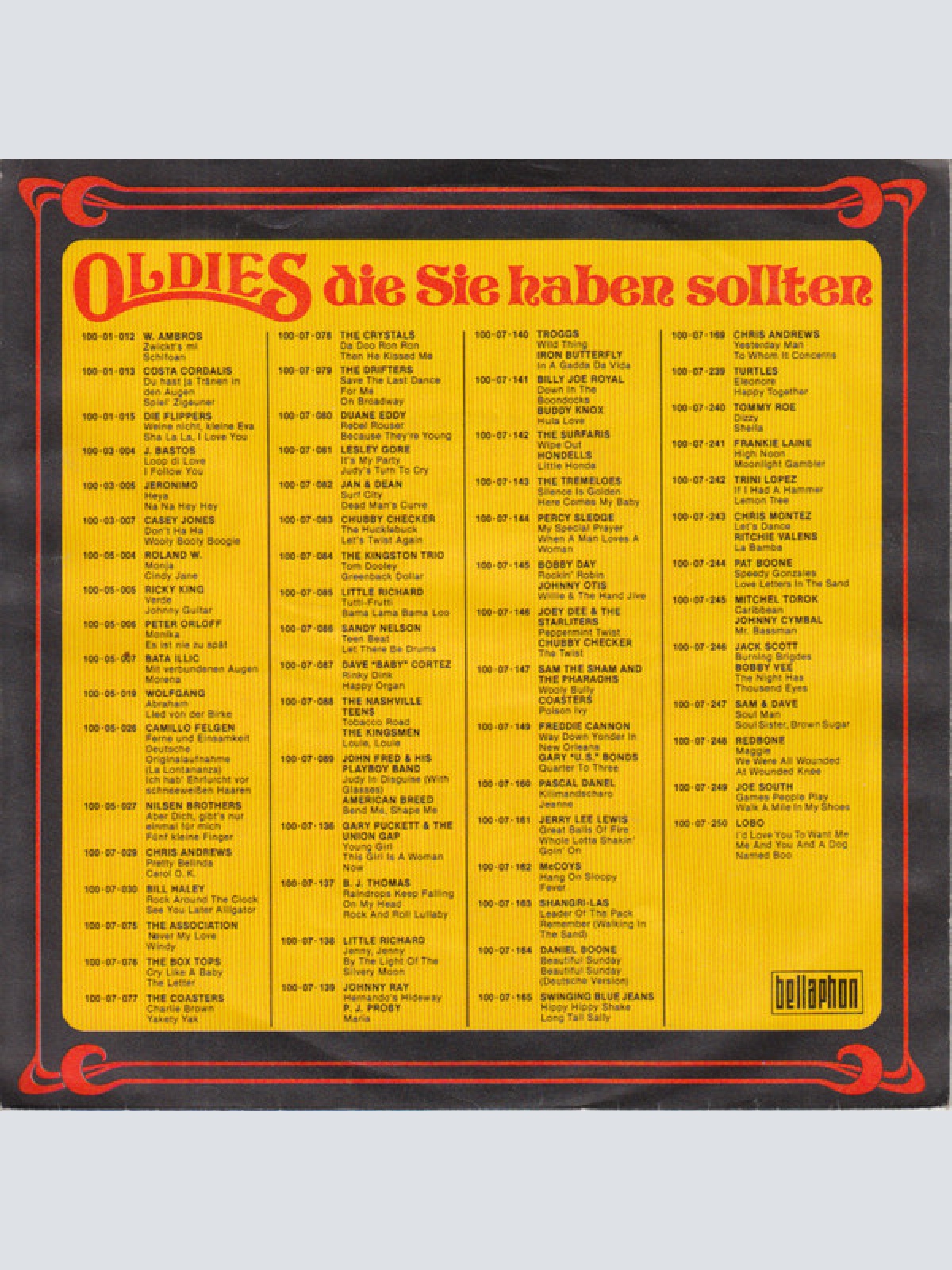 Vinyl / Daniel Boone - Beautiful Sunday / Beautiful Sunday (Deutsche Version)