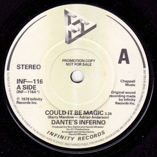 Vinyl / Dante's Inferno - Could It Be Magic / They're Playing Our Song