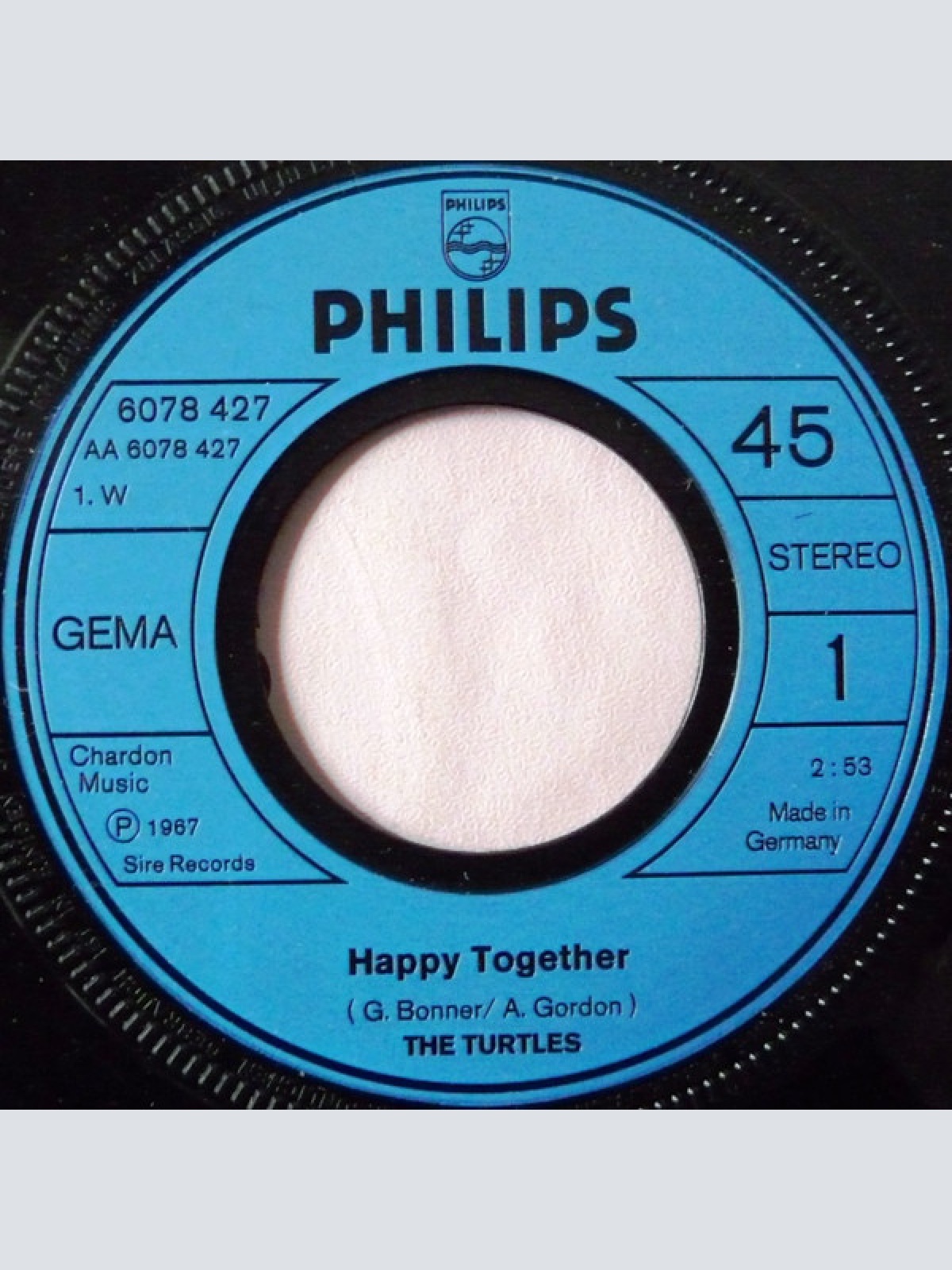 Vinyl / The Turtles - Happy Together / It Ain't Me Babe