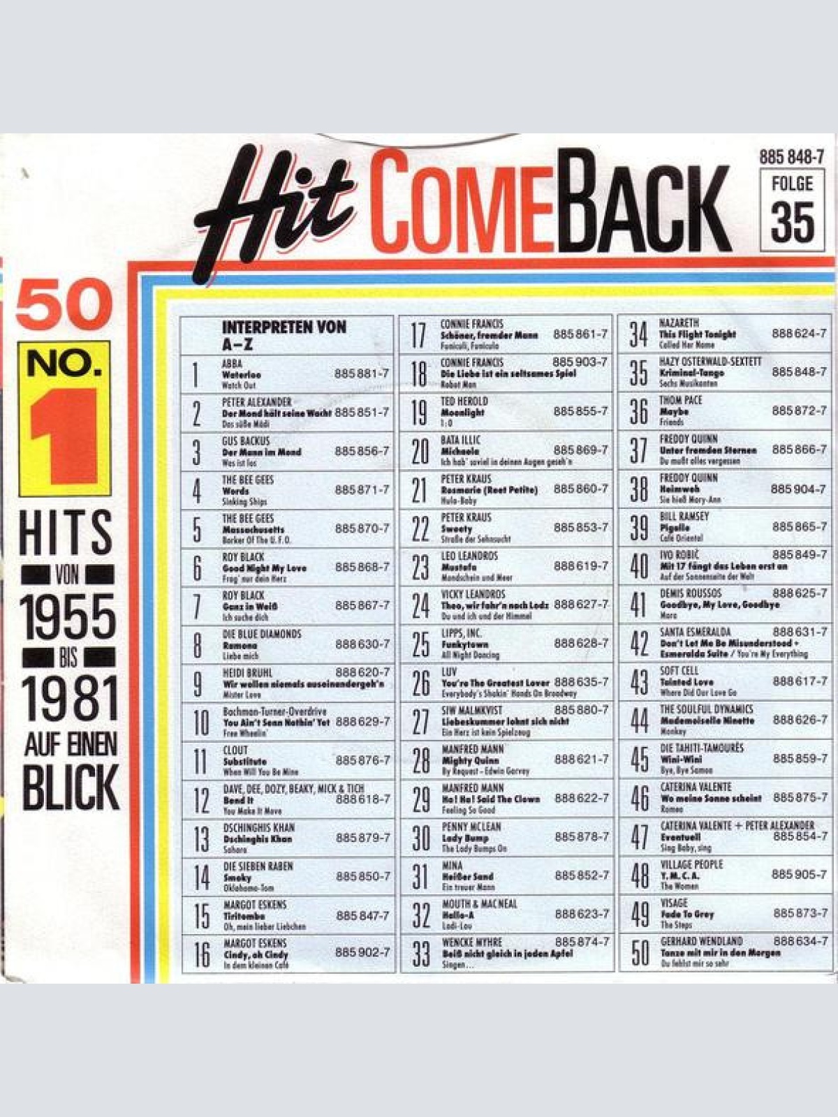 Vinyl / Hazy Osterwald Sextett - Kriminal-Tango