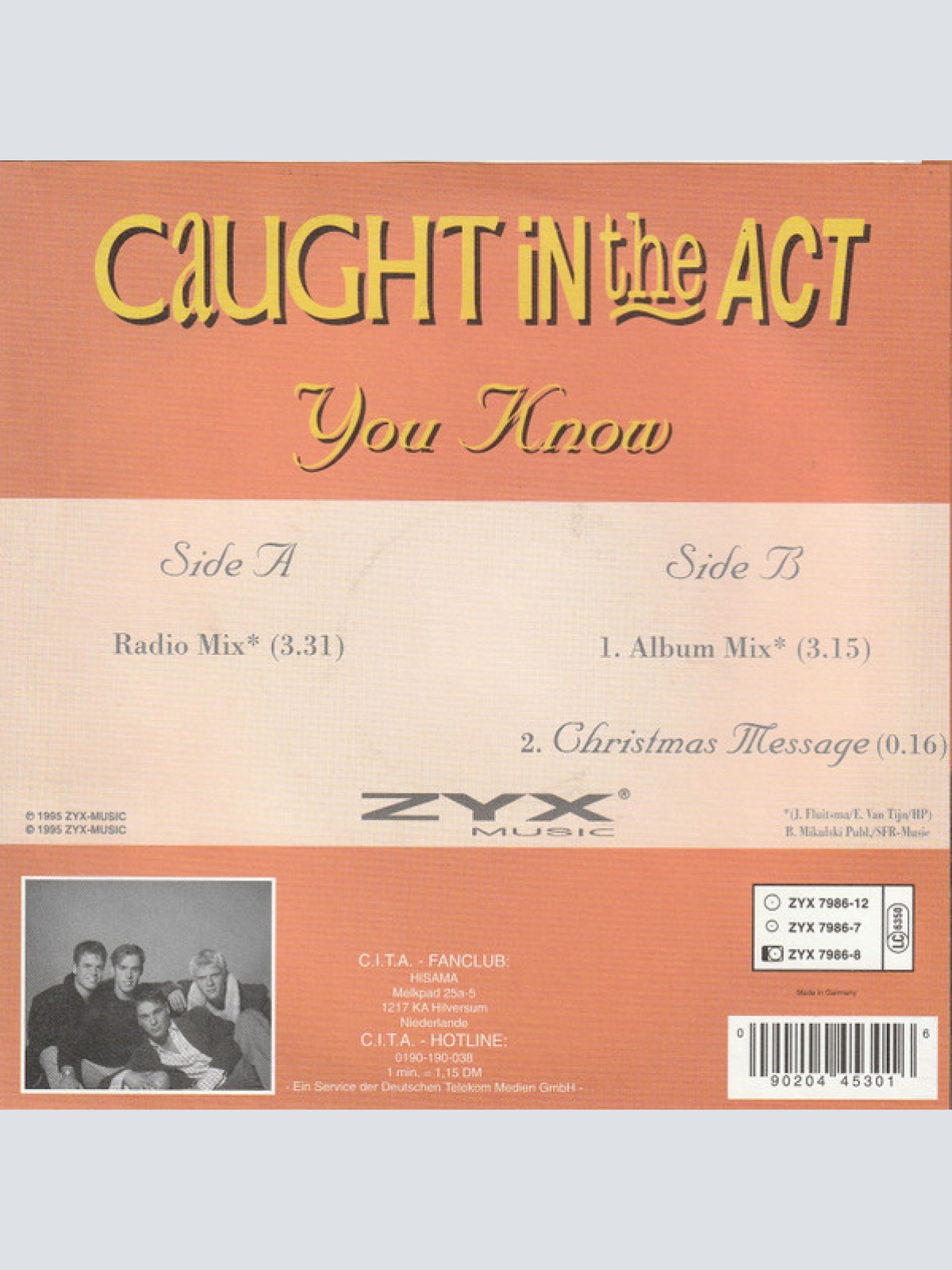 Vinyl / Caught In The Act (2) - You Know