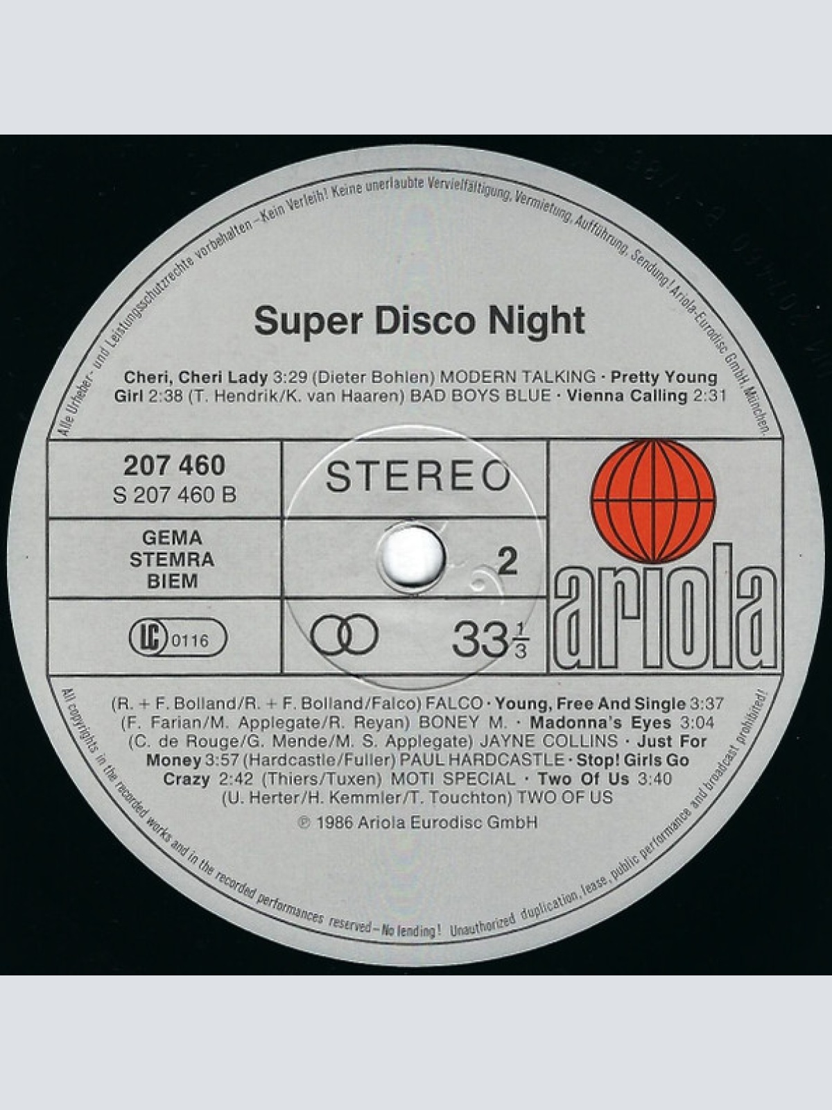 Vinyl / Various - Super Disco Night (Disco Power Ohne Pause)
