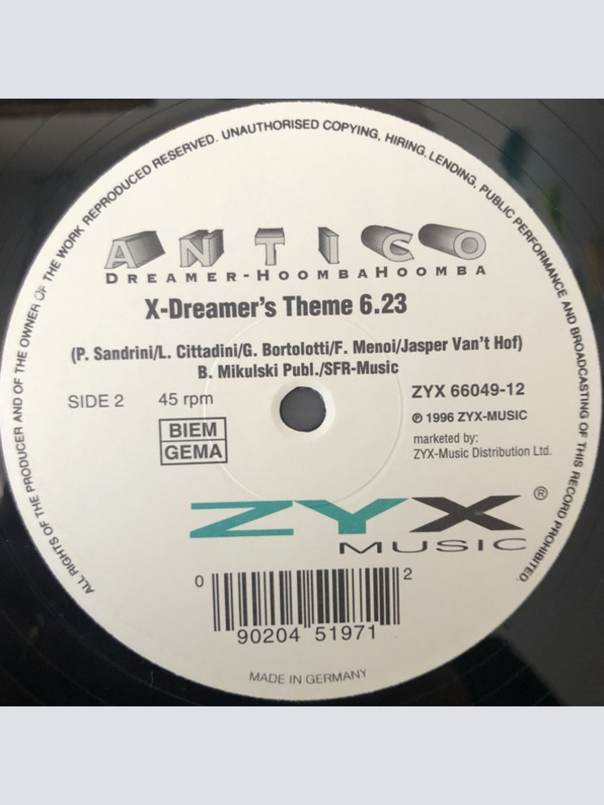 Vinyl / Antico - Dreamer-Hoomba Hoomba