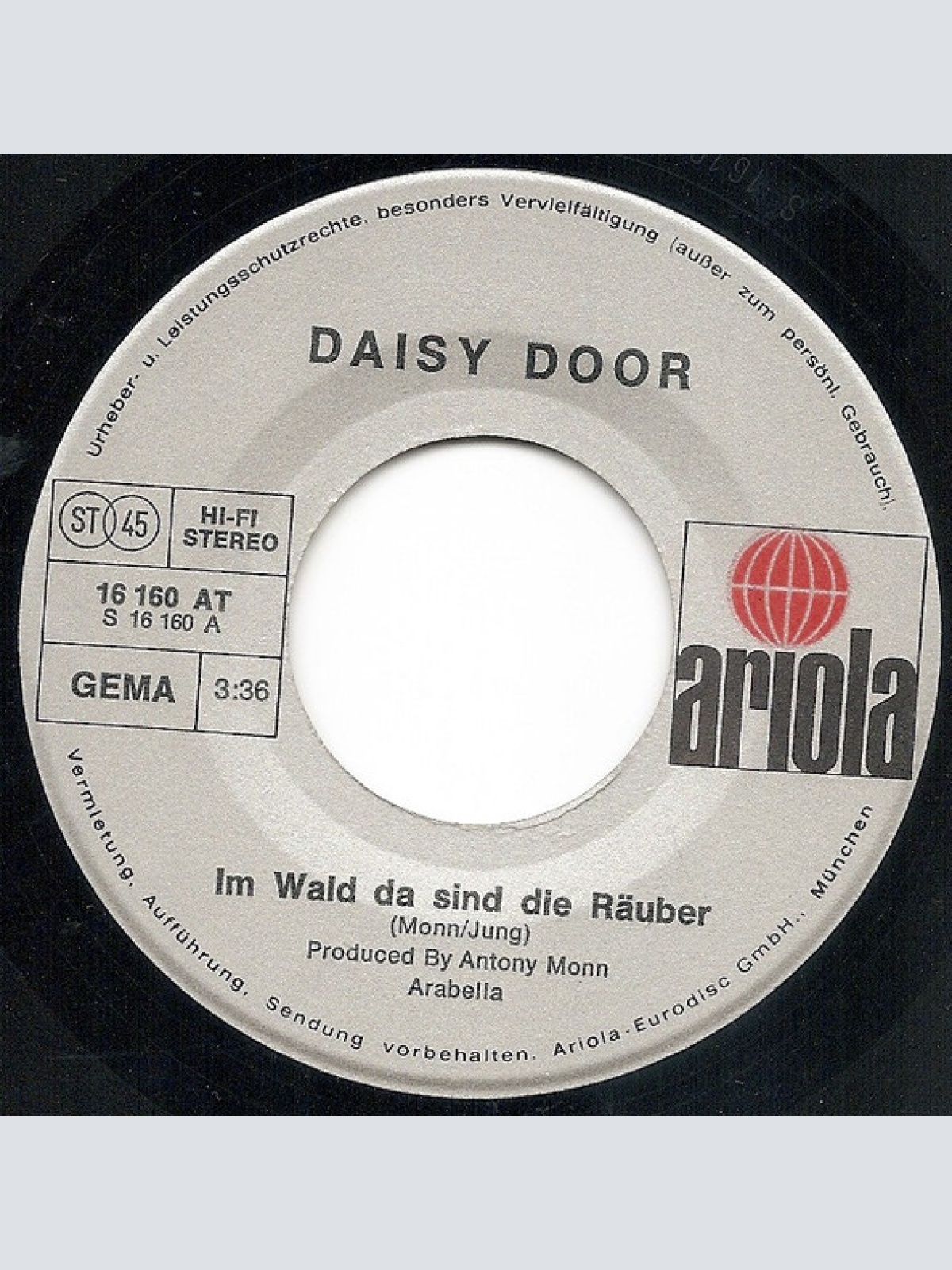 Vinyl / Daisy Door - Im Wald Da Sind Die Räuber