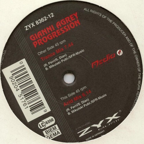 Vinyl / Gianni Agrey - Progression
