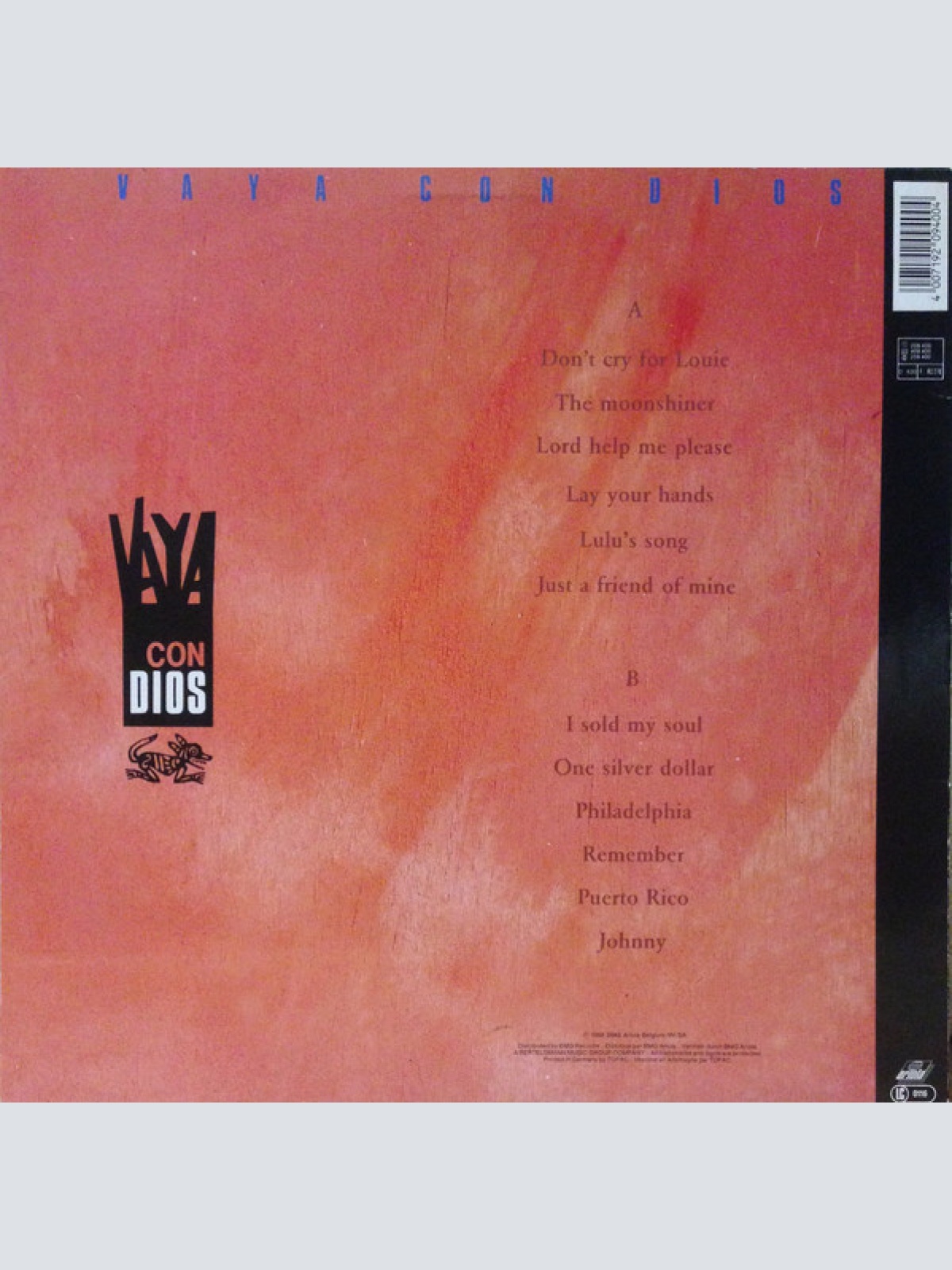 Vinyl / Vaya Con Dios - Vaya Con Dios