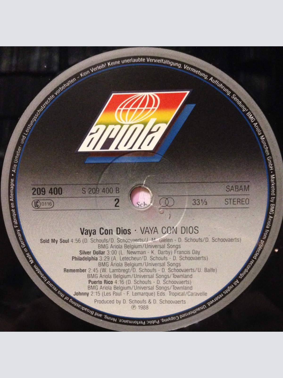 Vinyl / Vaya Con Dios - Vaya Con Dios