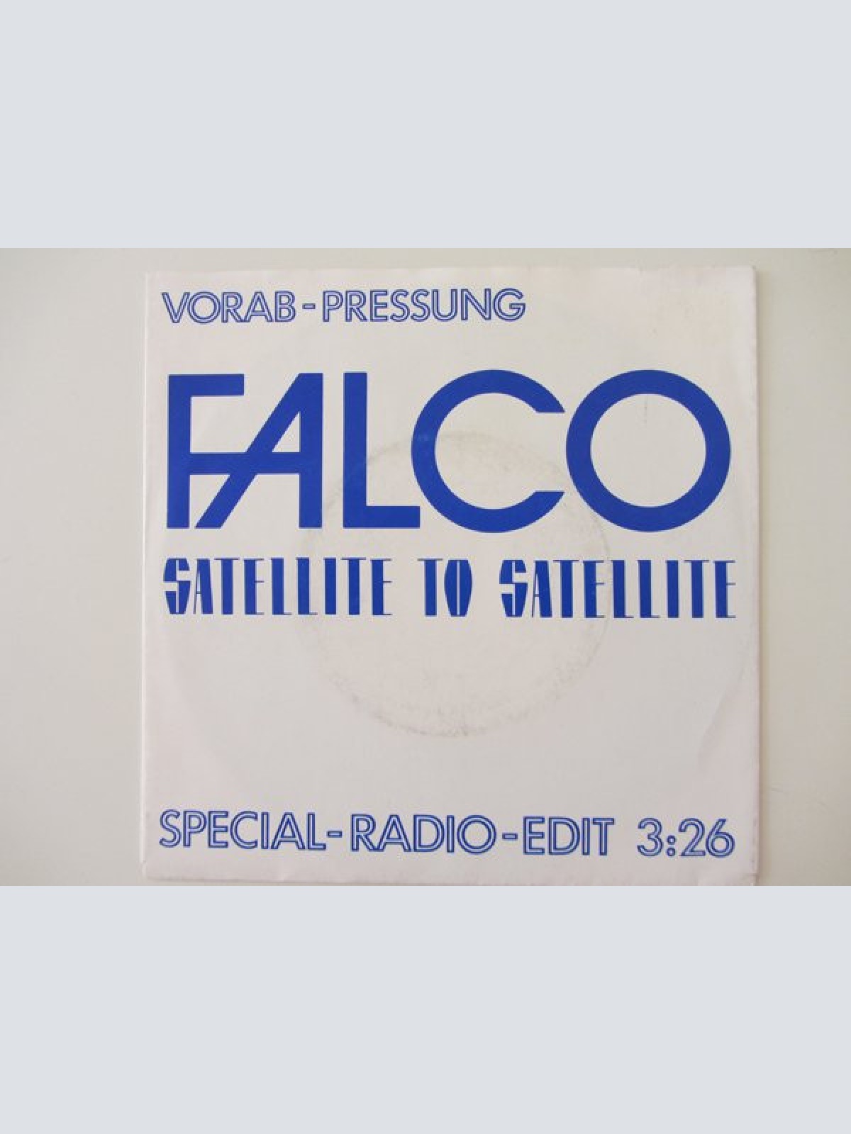 Vinyl / Falco - Satellite To Satellite