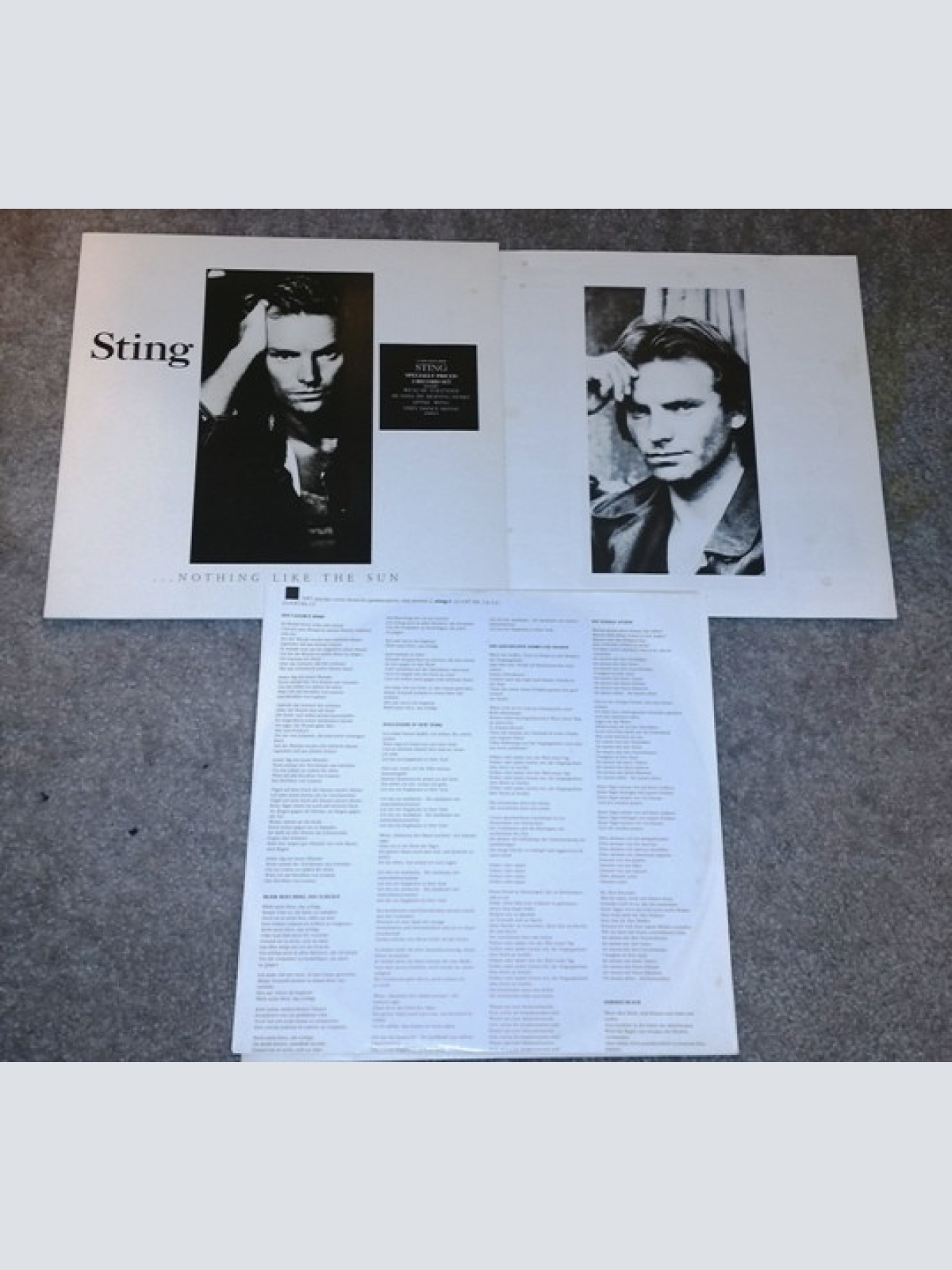 Vinyl / Sting - ...Nothing Like The Sun