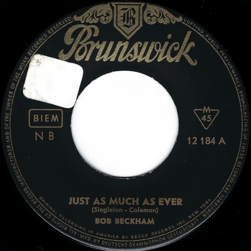 Vinyl / Bob Beckham - Just As Much As Ever