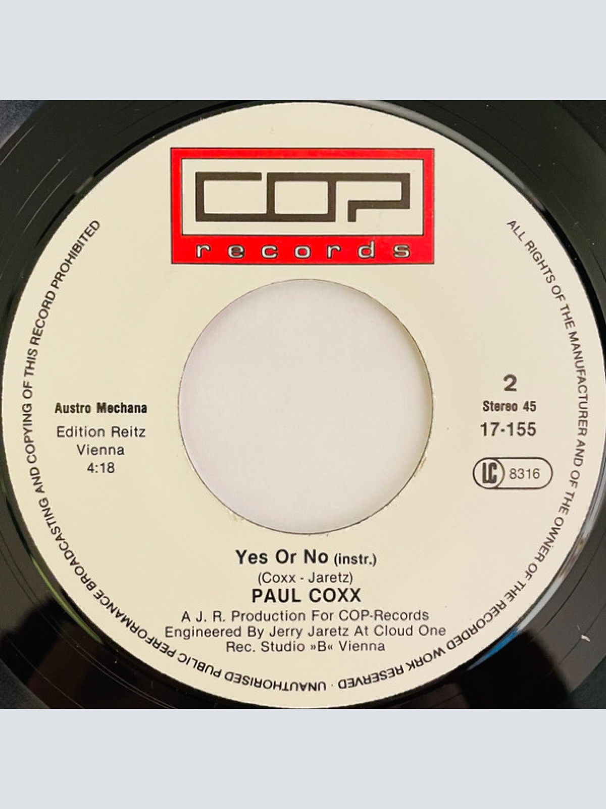 Vinyl / Paul Coxx - Heart & Soul