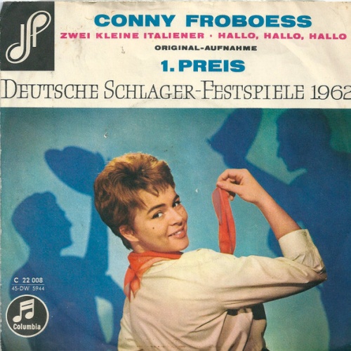 Vinyl / Conny Froboess - Zwei Kleine Italiener / Hallo, Hallo, Hallo