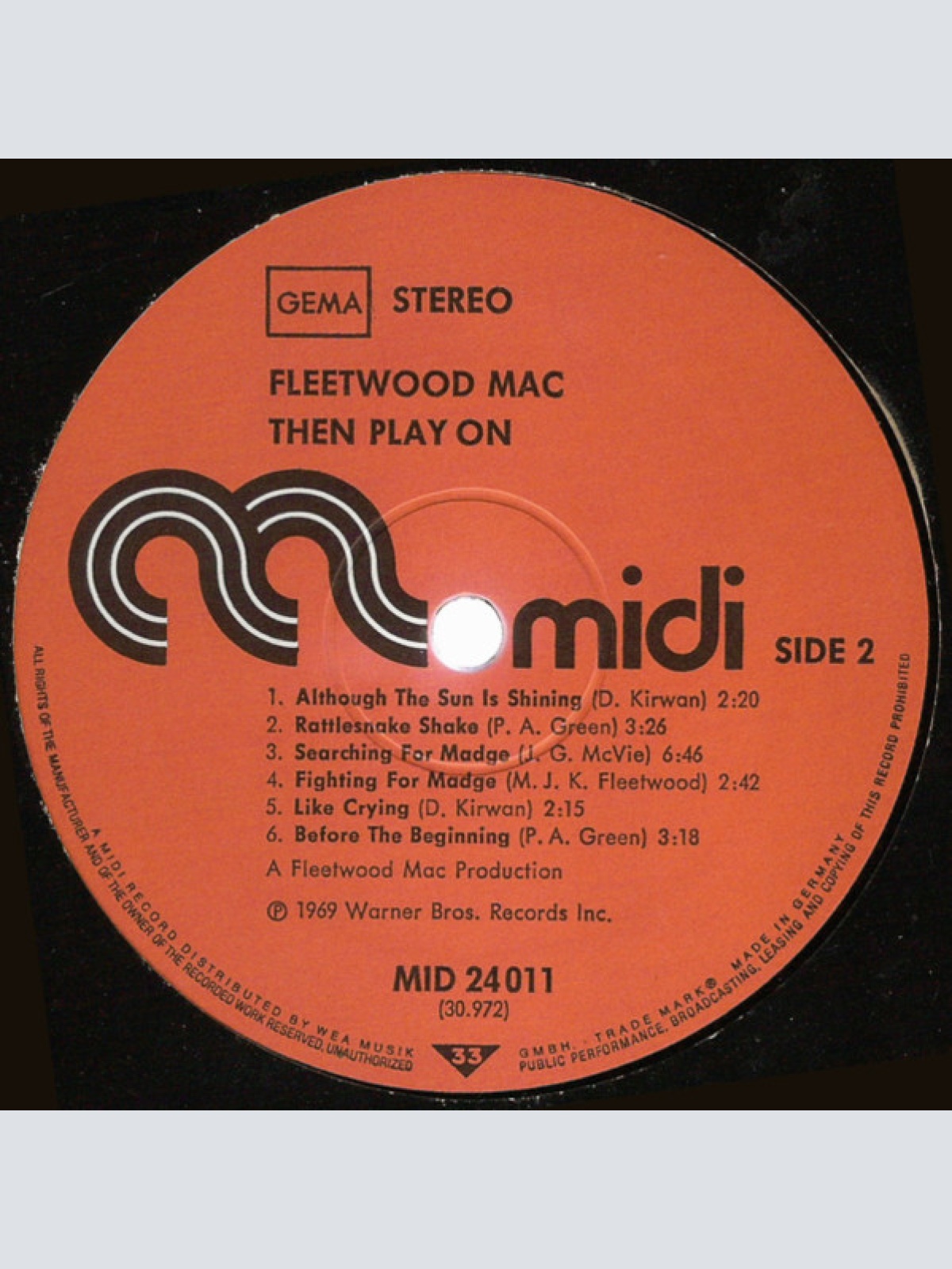 Vinyl / Fleetwood Mac - Then Play On