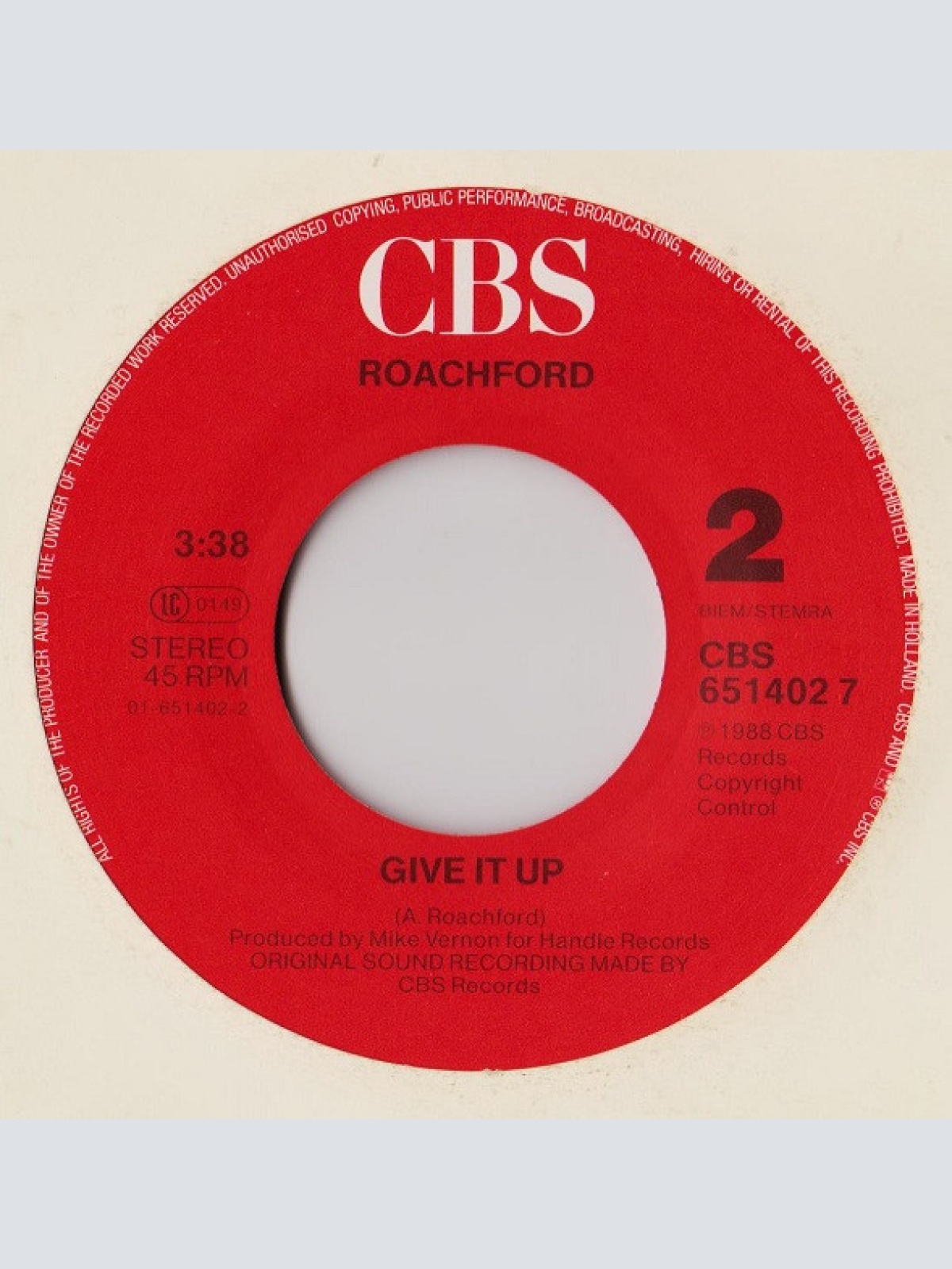 Vinyl / Roachford - Family Man