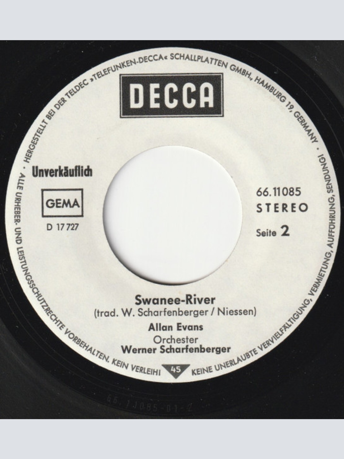 Vinyl / Allan Evans (8) - My Prayer