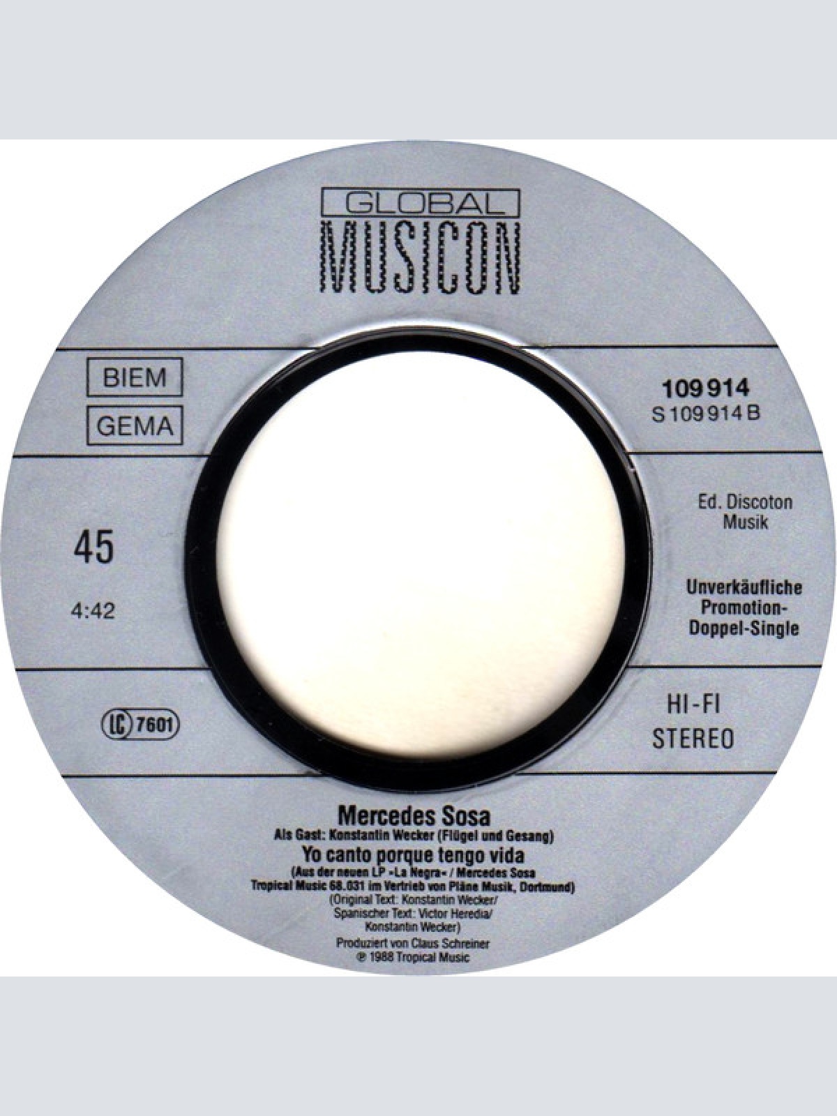 Vinyl / Konstantin Wecker - Ganz Schön Wecker