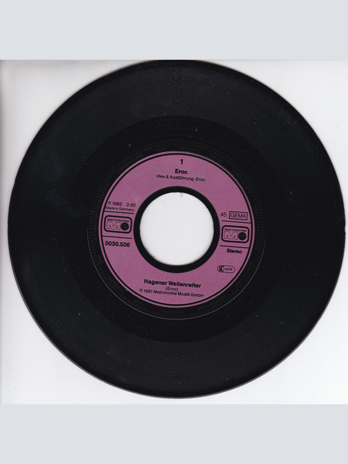 Vinyl / Eroc - Hagener Wellenreiter