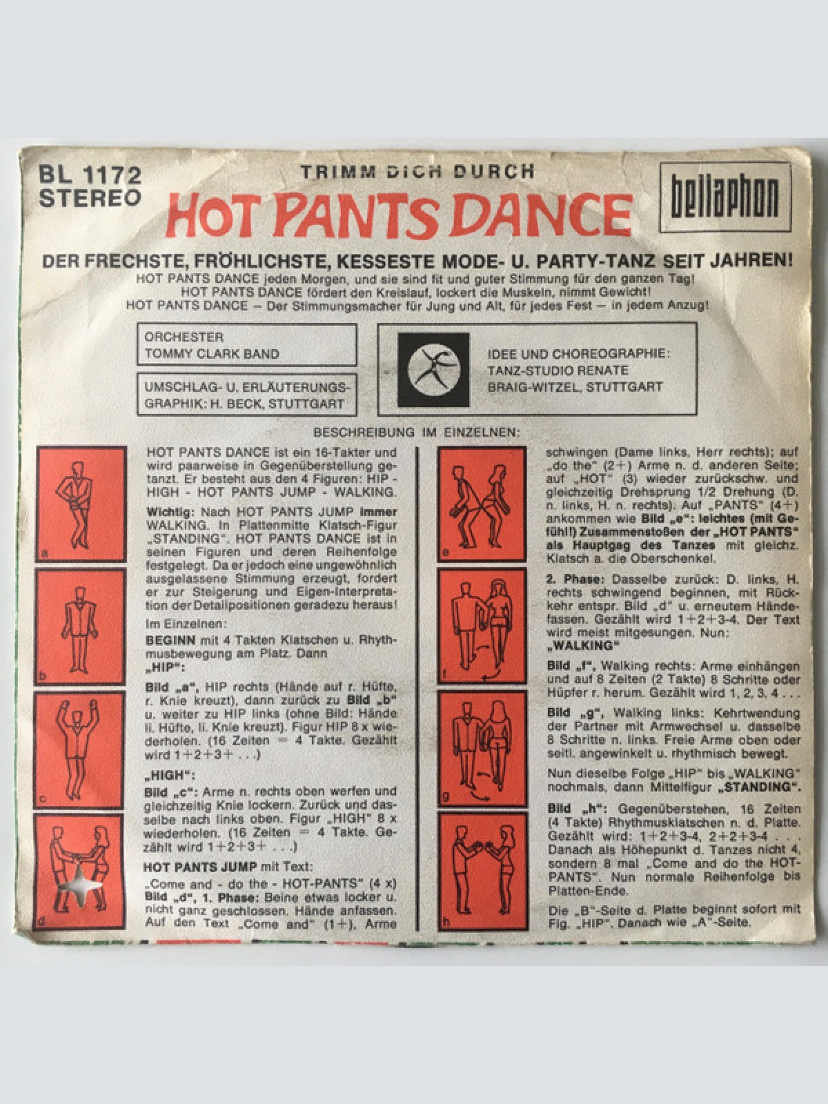 Vinyl / Tommy Clark Band - Hot Pants Dance