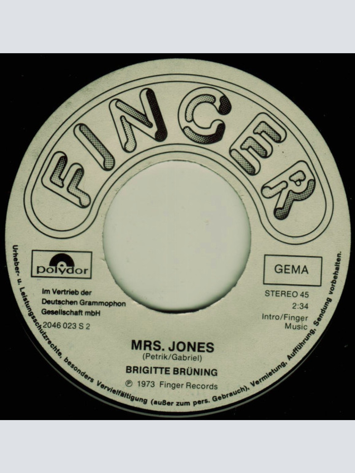 Vinyl / Brigitte Brüning - Das Macht Die Liebe Von Dir