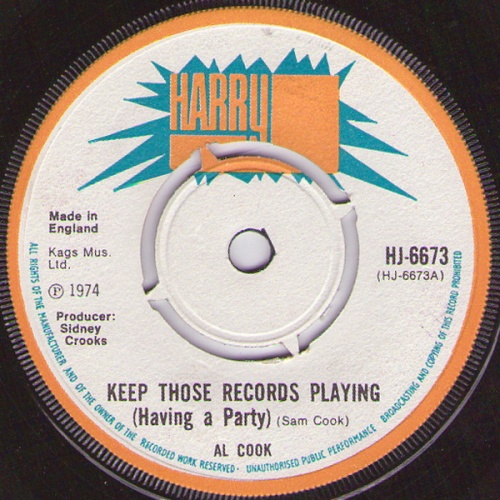 Vinyl / Al Cook - Keep Those Records Playing (Having A Party)