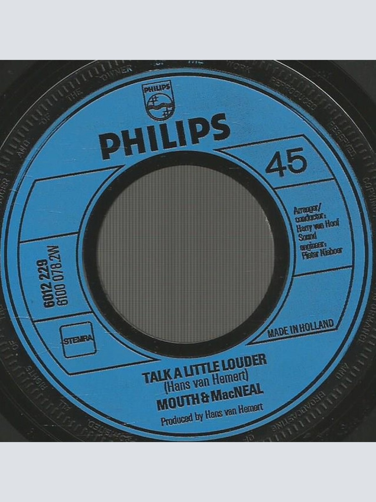 Vinyl / Mouth & MacNeal - Hello-A