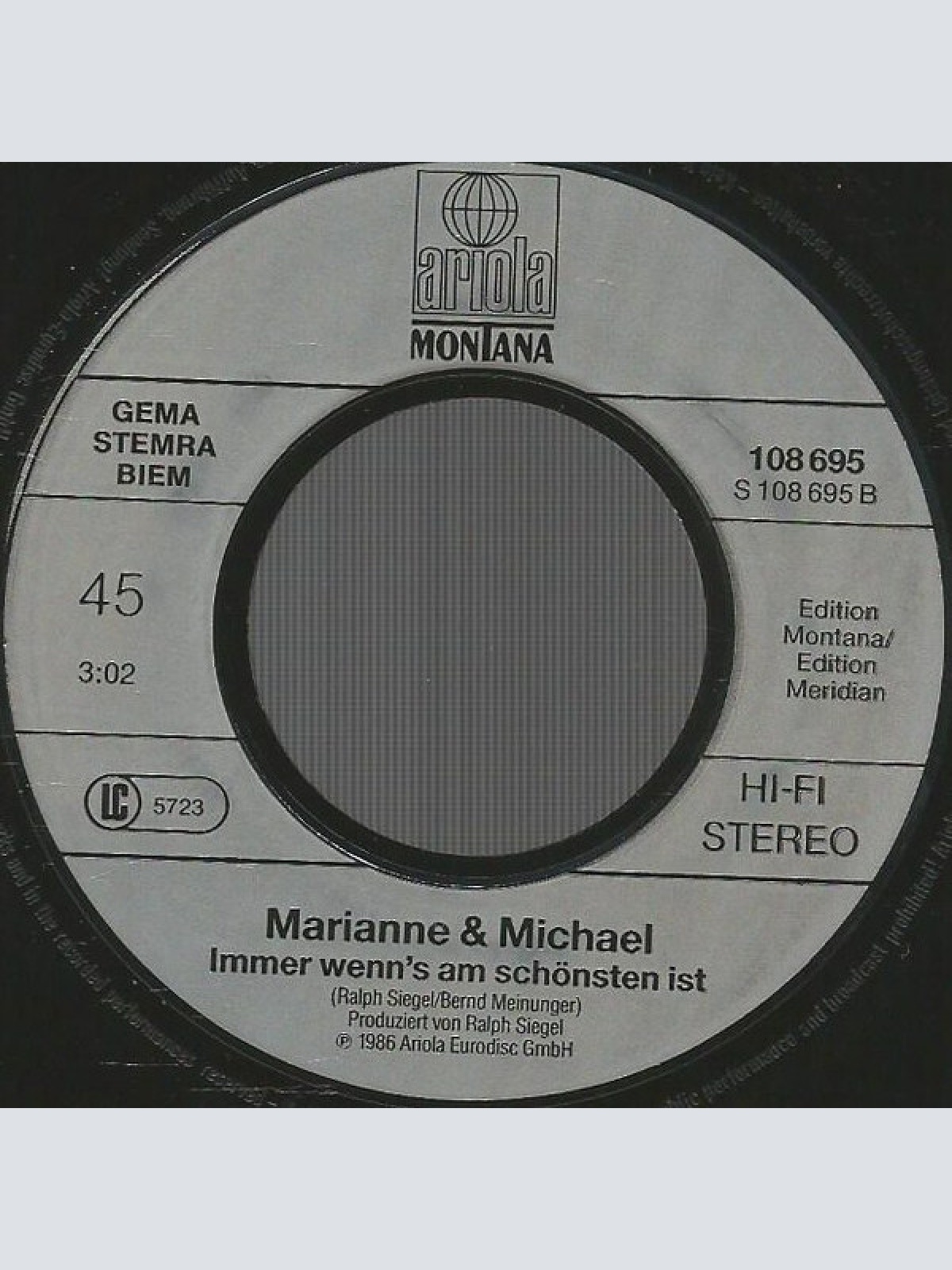 Vinyl / Marianne & Michael - Unser Land