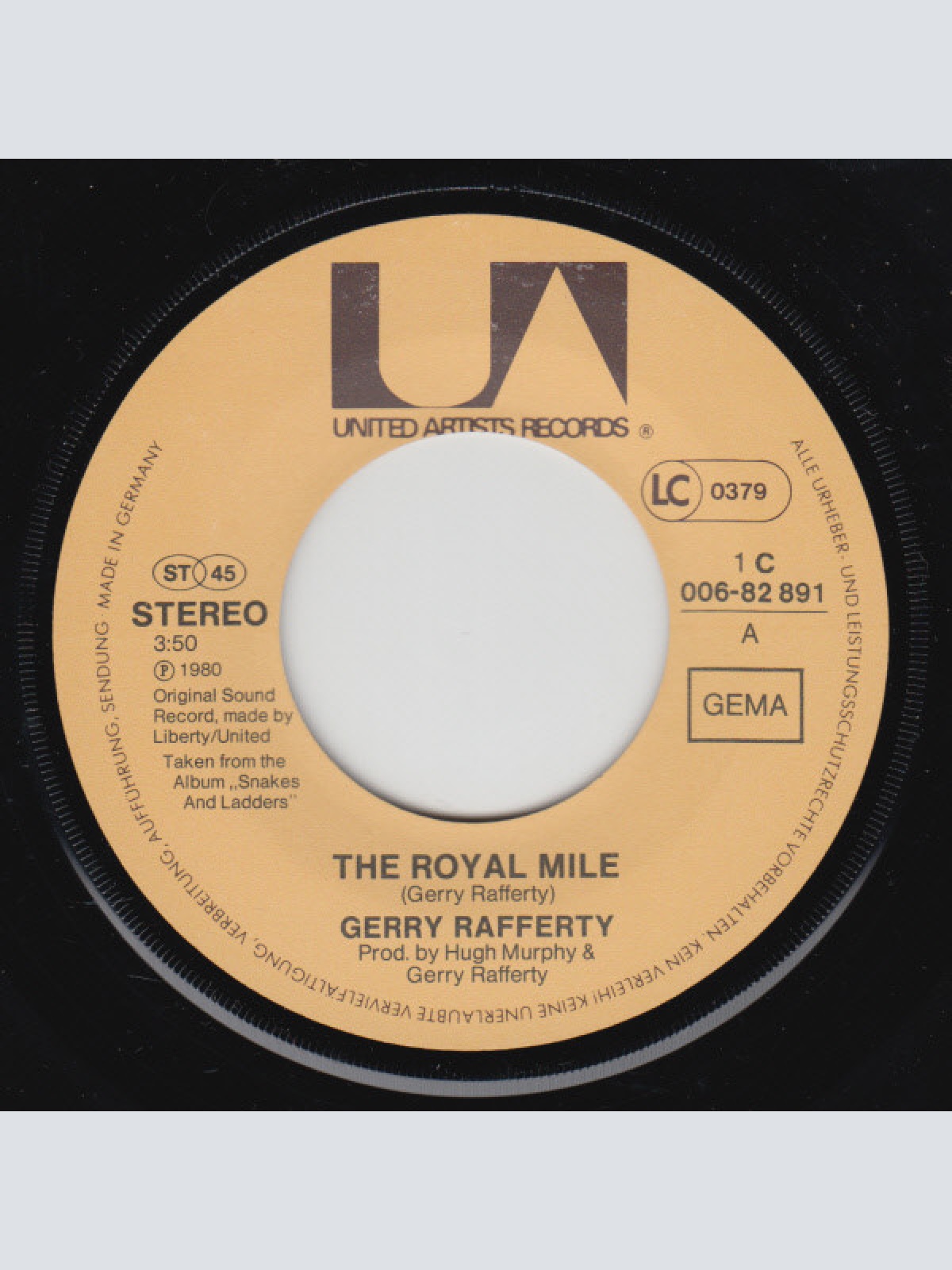 Vinyl / Gerry Rafferty - The Royal Mile