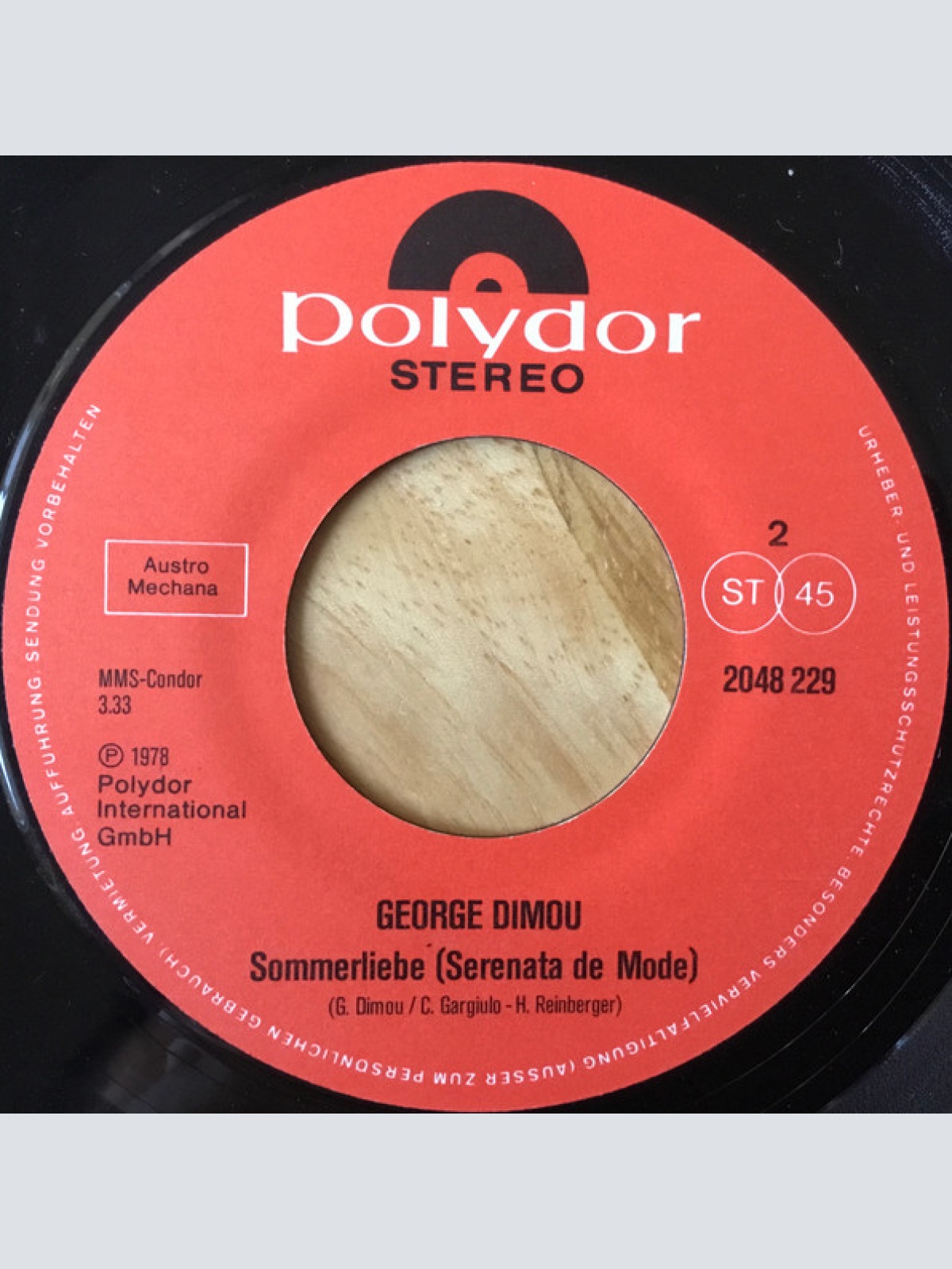 Vinyl / Georges Dimou - Morgen