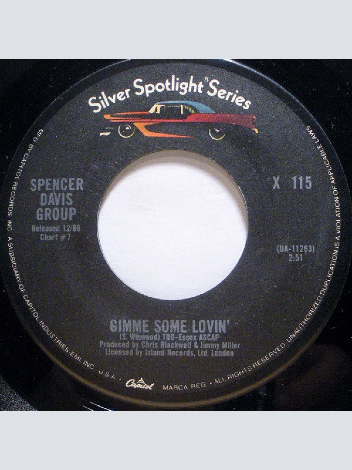 Vinyl / Spencer Davis Group* - Gimme Some Lovin' / Keep On Running