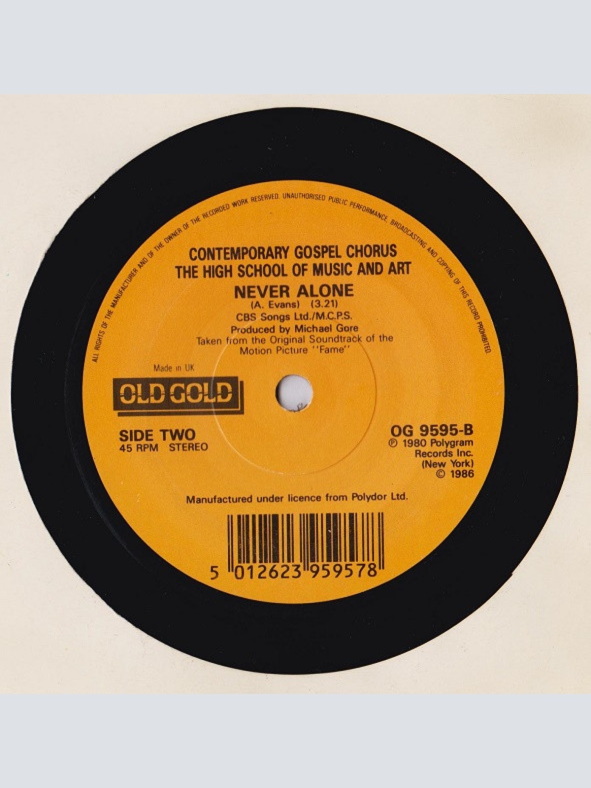 Vinyl / Irene Cara - Fame