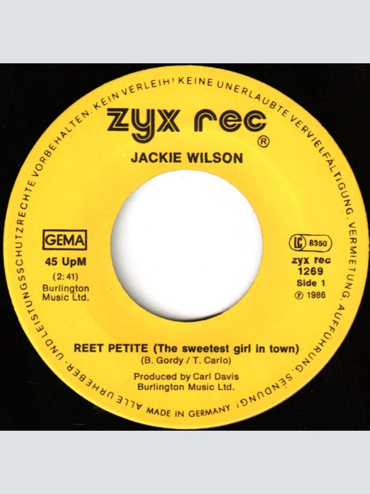 Vinyl / Jackie Wilson - Reet Petite