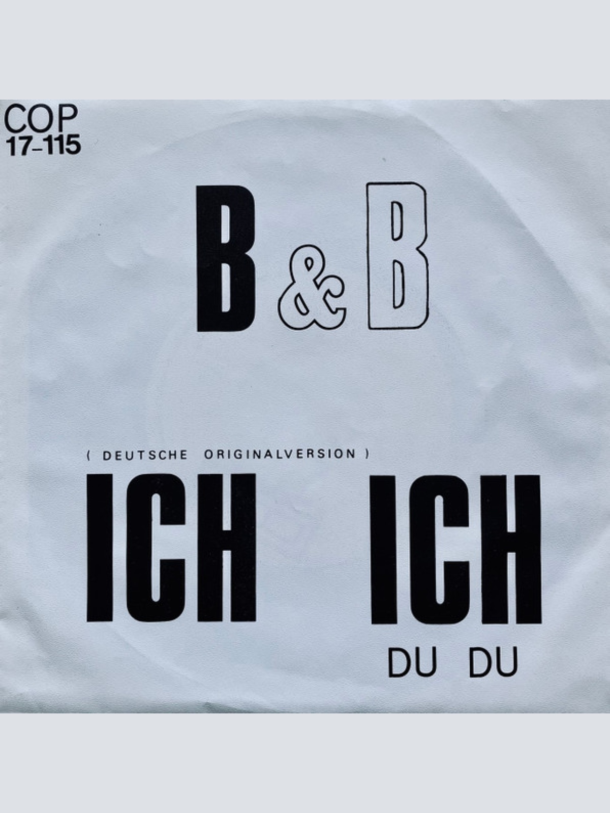 Vinyl / B&B (11) - Ich Ich