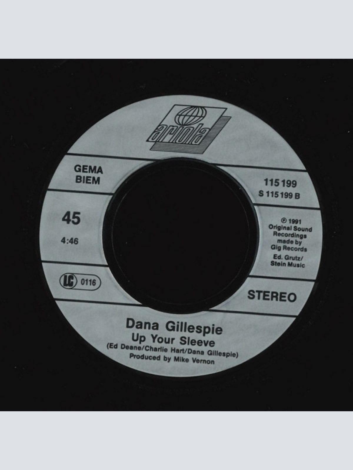 Vinyl / Dana Gillespie - A Man Size Job