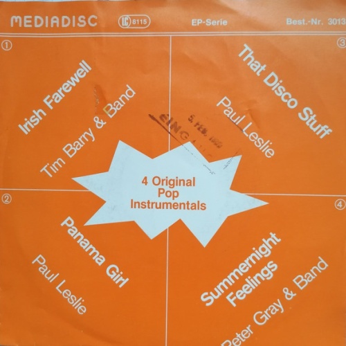 Vinyl / Various - 4 Original Pop Instrumentals