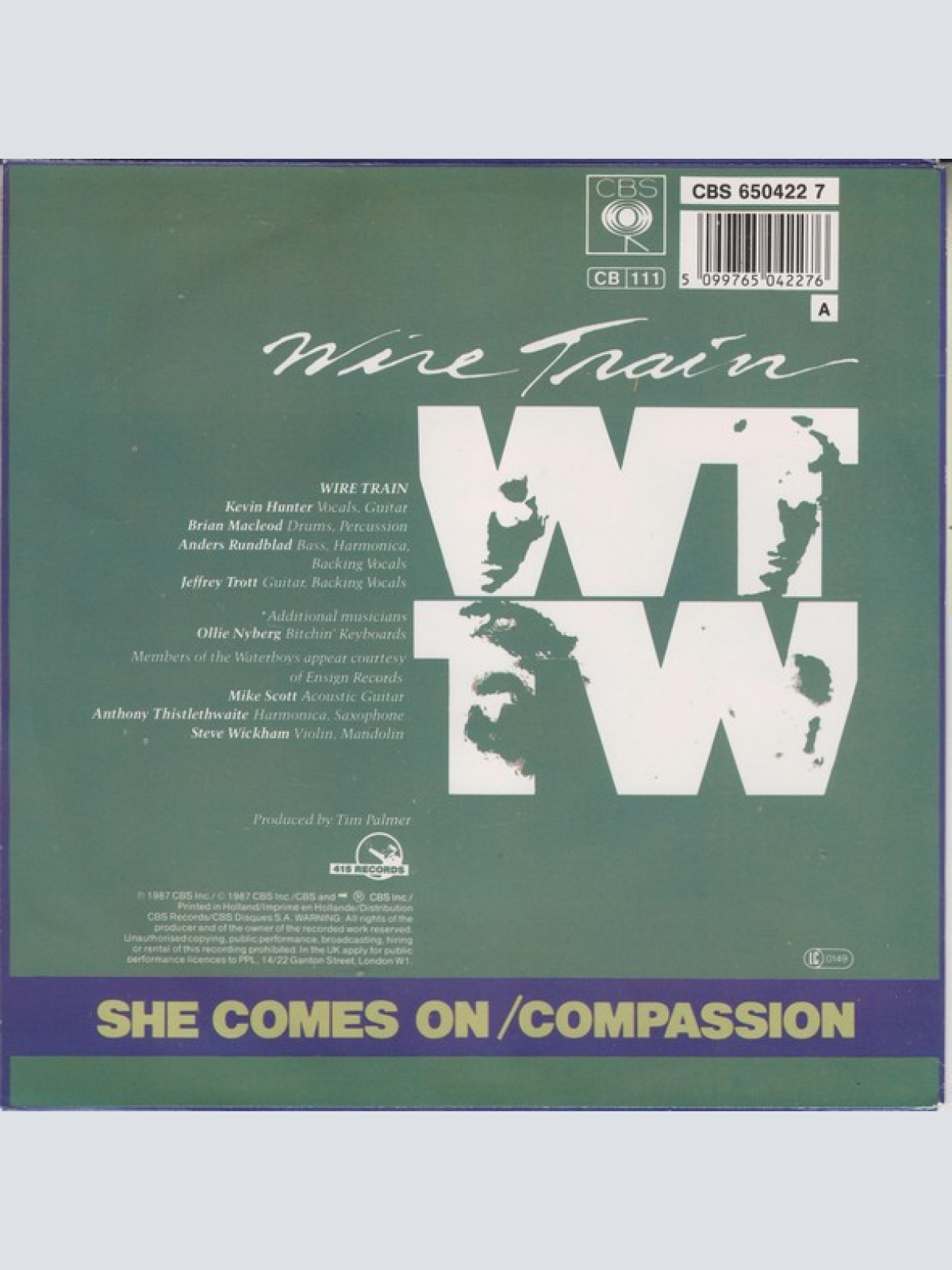 Vinyl / Wire Train - She Comes On