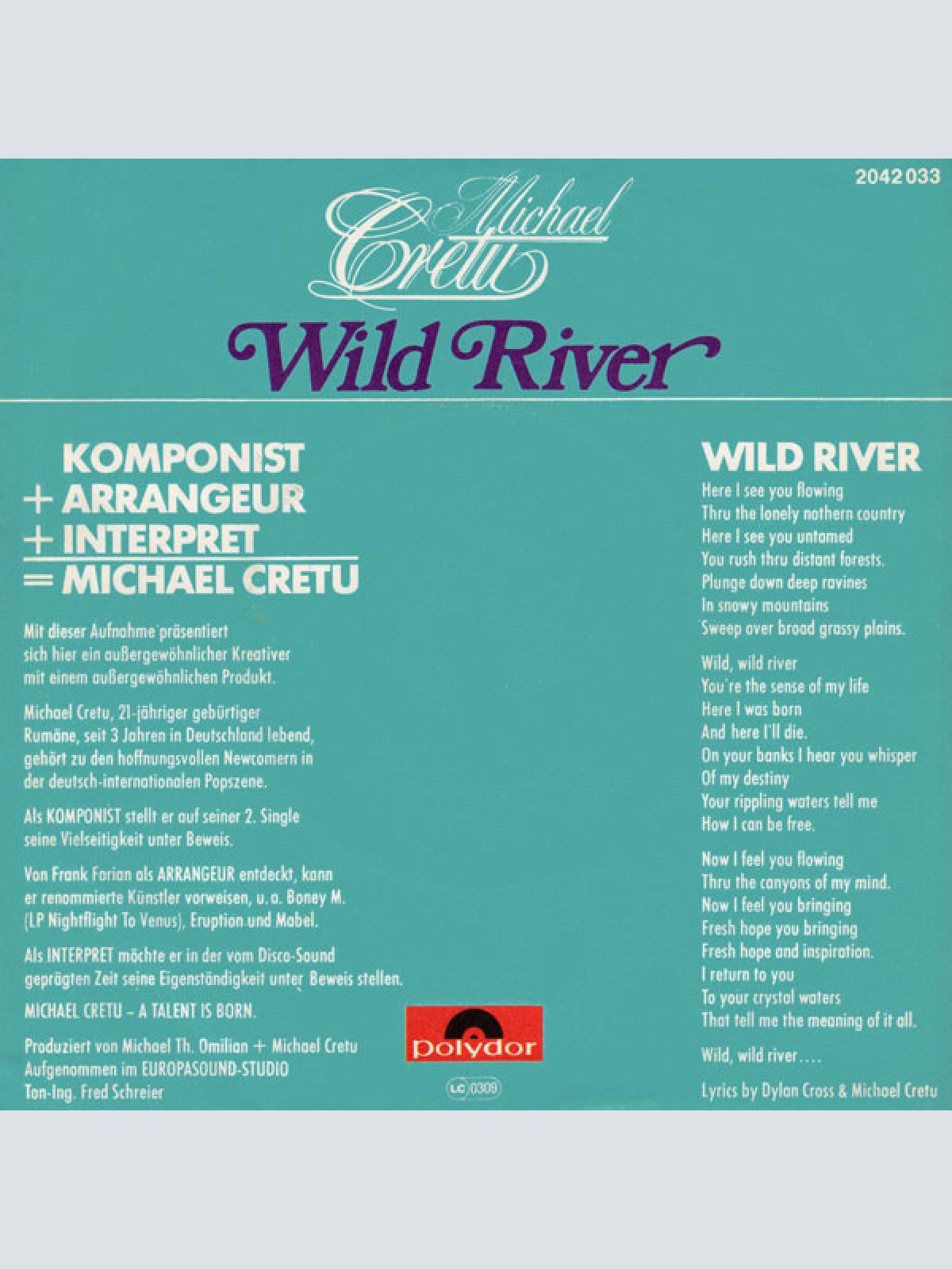 Vinyl / Michael Cretu - Wild River