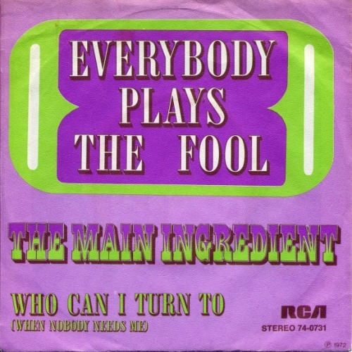 Vinyl / The Main Ingredient - Everybody Plays The Fool