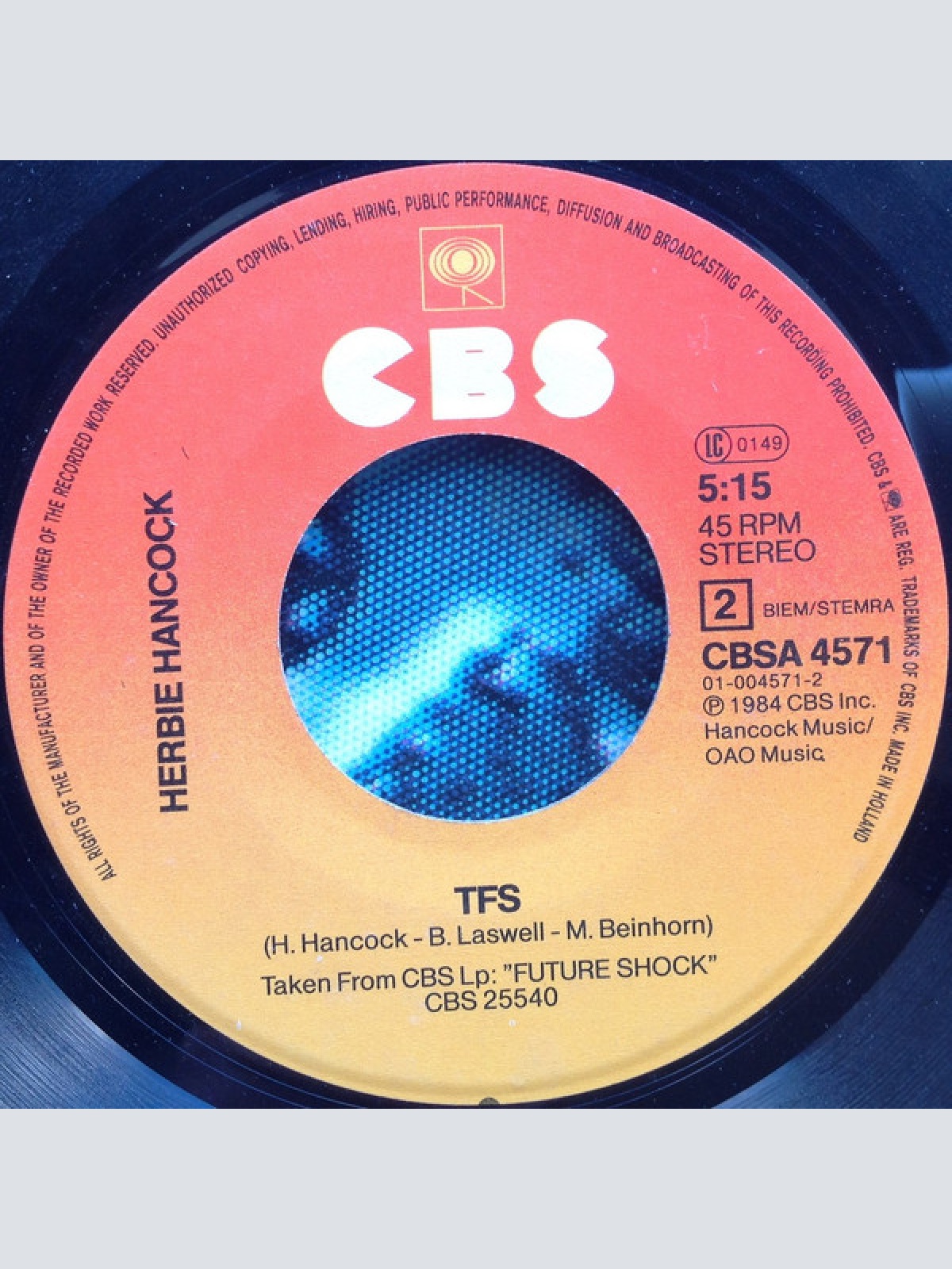 Vinyl / Herbie Hancock - Hardrock (Edited Version)