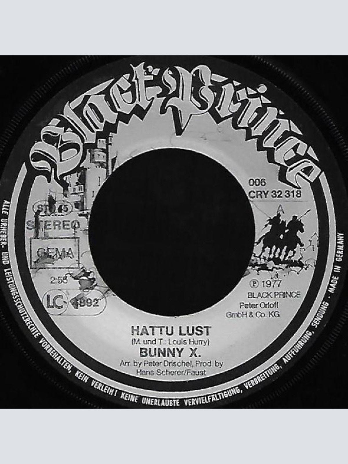 Vinyl / Bunny X. - Hattu Lust?