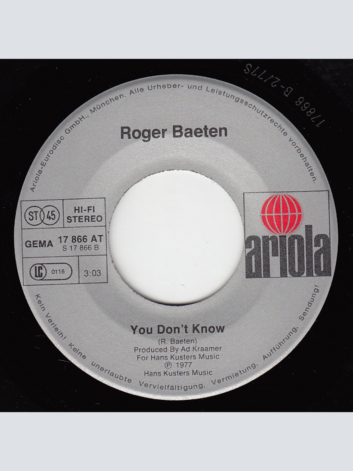 Vinyl / Roger Baeten - Play Your Guitar
