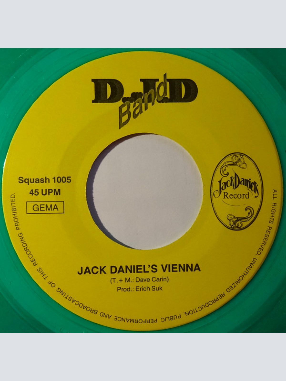 Vinyl / D.J.D. Band - Jack Daniel's Vienna