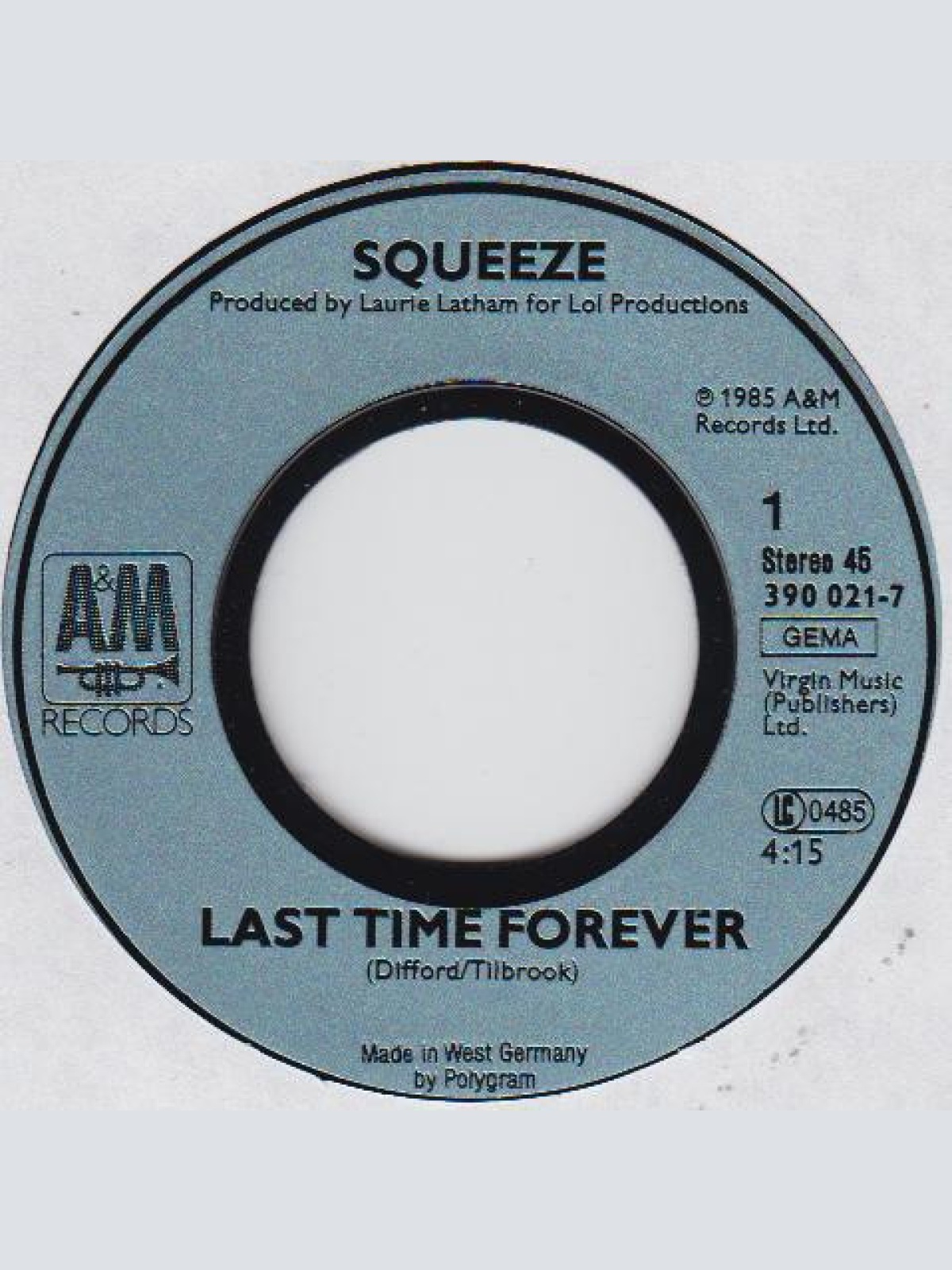 Vinyl / Squeeze (2) - Last Time Forever